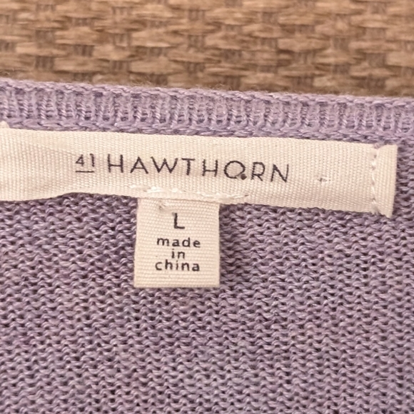 41 Hawthorn Stitch Fix size L wool blend long sleeve - Picture 3 of 5